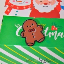 Cute Christmas Decorative Brooch - Multicolor - View 3