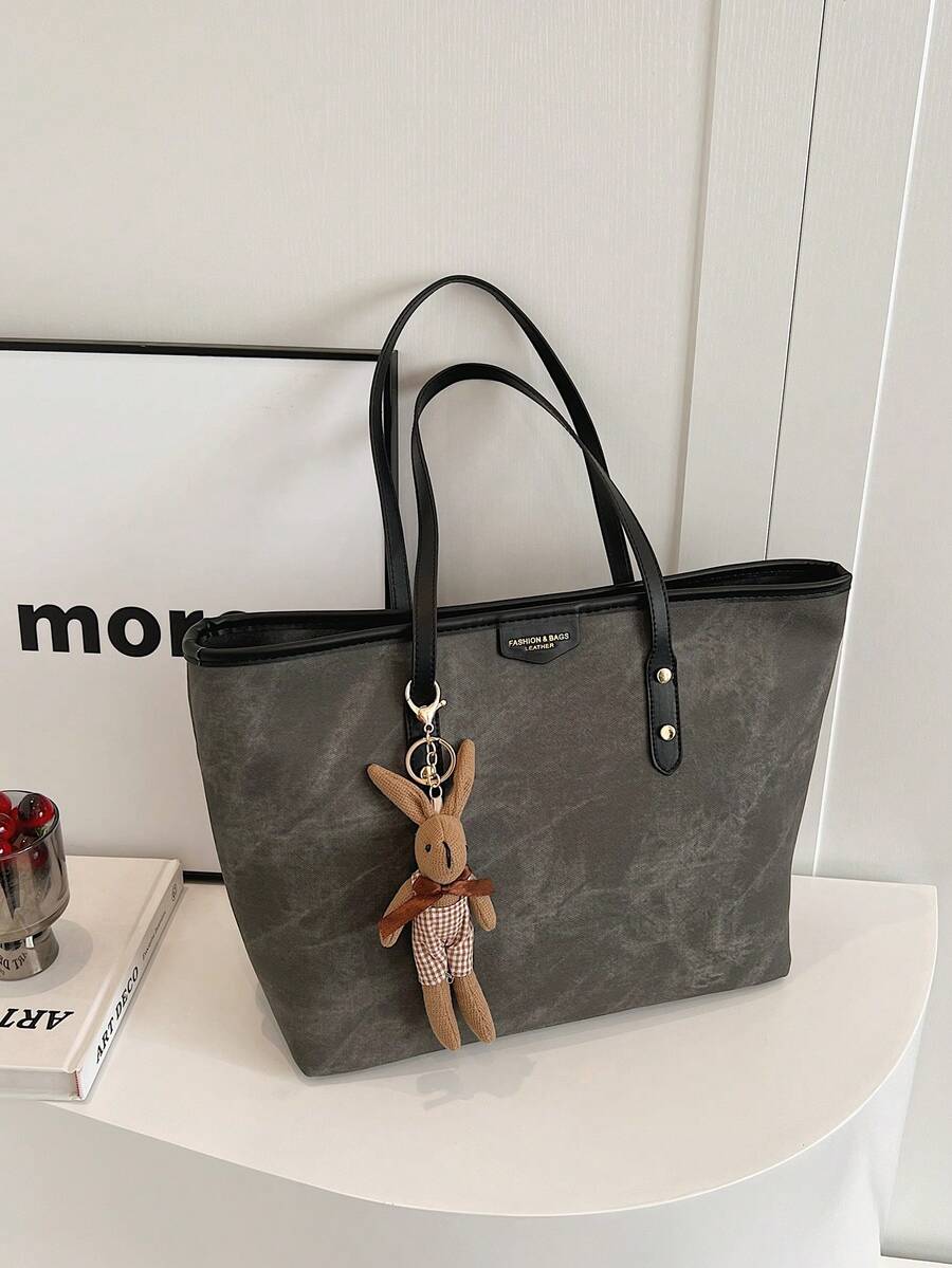 時尚女款大容量手提包,2023 新款,適合日常通勤和學生包