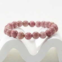 1入手工製作8mm彈性珠寶半寶石手鍊,治療水晶手鍊,男女皆可的休閒珠寶,節日禮物 - 手鍊 - 查看 10