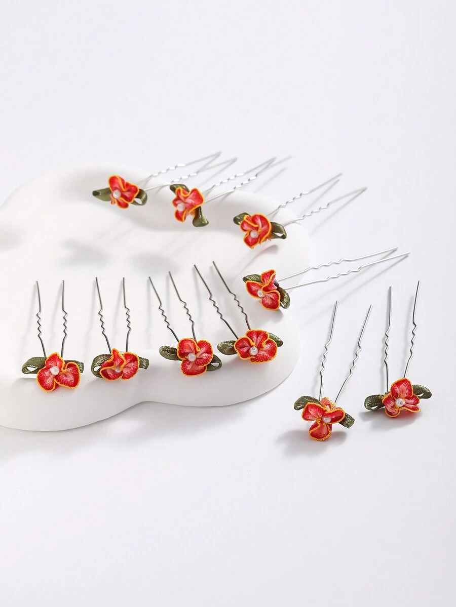 10个/套 时尚个性发夹，日常佩戴的时尚发饰