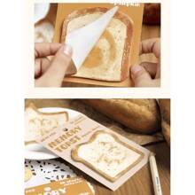 Toast Pattern Sticky Notes - Multicolor - View 5