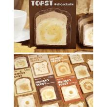Toast Pattern Sticky Notes - Multicolor - View 6