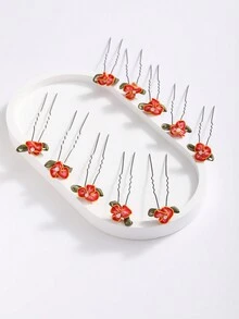 10个/套 时尚个性发夹，日常佩戴的时尚发饰