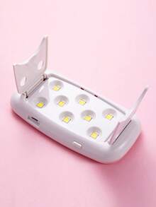 Foldable Gel Nail Polish Dryer Led Uv Lamp Powered By Data Cable - Pink - View 6