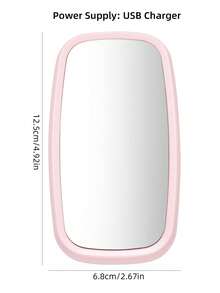 Foldable Gel Nail Polish Dryer Led Uv Lamp Powered By Data Cable - Pink - View 7