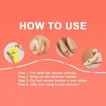 20片加熱鞋墊,冬季暖腳器,自發熱,無需充電即可移動,注入艾蒿精華,提供持久熱量,按需加熱,包裝方便攜帶,居家冬季必備品,適合男士室內使用工作、學校和戶外活動期間的戶外一次性鞋墊,20 件/包（10 雙）最佳小禮物 - 40-44 - 查看 5