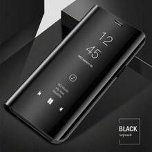 Étui à rabat miroir compatible avec Samsung Galaxy, compatible avec XiaoMi Redmi, compatible avec , ultra couverture