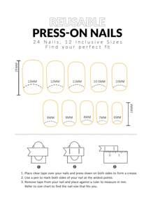24pcs Short French Style Gradient Purple Square Wearable Nails + 1pc Jelly Nail Glue + 1pc Nail File Press On Nails Nail Supplies - Multicolor - View 6