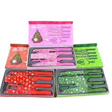 Juego de cuchillos de Navidad, oferta del - Rojo - Ver 2