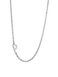 1 件女士不銹鋼首字母項鍊 A-z 大寫字母吊墜生日禮物 - 信件系列 - 查看 26