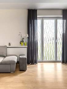 Pellicola per finestre opaca, pellicola privacy per vetri, pellicola per finestre autoadesiva resistente ai raggi UV, copertura opaca per finestre per ufficio, cucina e bagno, adesivi, decorazioni murali, adesivi in vinile per decorazioni domestiche, articoli per decorazioni primaverili per rinnovare la tua casa, adesivi decorativi per feste, regali per compleanni e lauree - Bianco - Visualizzare 3