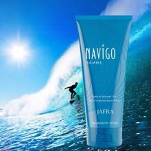 Jafra Navigo Homme Gel Corporal Para Baño ORIGINAL Para Caballero Hombre - Azul - Ver 1