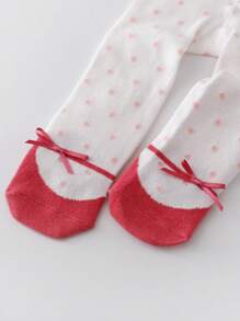 4pcs Newborn Baby Girl Practical Versatile Tights, Suitable For Spring & Autumn