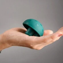 1入綠色蘑菇造型創意矽膠酒瓶塞,極簡風格時尚酒瓶塞,適用於紅酒、香檳和玻璃瓶