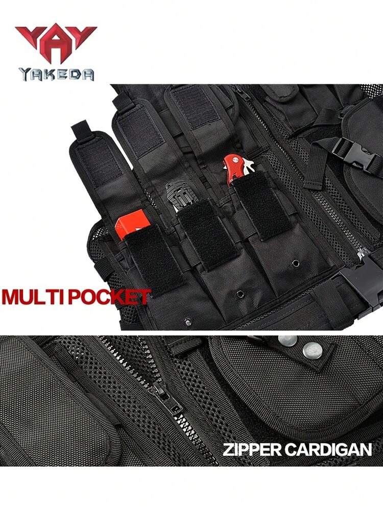 YAKEDA ヤケダメッシュトレーニングベスト 多機能タクティカル