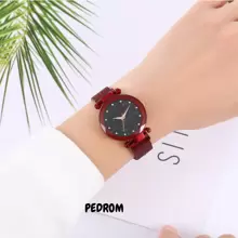 Reloj Relojes Mujer Iman Para Dama Mayoreo Proveedor Diseños - Rojo - Ver 3
