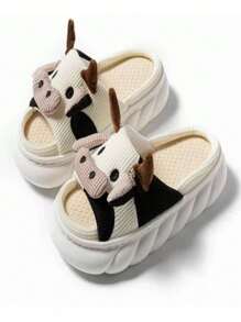 PANTUFLAS DE VAQUITA - Beis - Ver 3