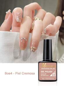 MISS CHEERING 6 Piece Nail Lacquer Set - Premium Manicure Tools, Vibrant Nail Polishes, Professional Gel Manicure, Home Gel Manicure Set, Complete Manicure Set, Includes Phototherapy Gel, Nail Polish Long Lasting Nail Glue - White - View 2