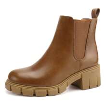 Botines y botinetas para mujeres - Marrón - Ver 1
