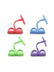Extensor Tensão Forte Faixa Elástica 2 Elásticos Exercícios Treino Academia Ginástica