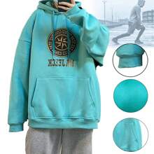 Sudadera Hombre Con Capucha De Calidad Con Cierre Hoodie - Azul - Ver 1