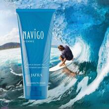 Jafra Navigo Homme Gel Corporal Para Baño ORIGINAL Para Caballero Hombre - Azul - Ver 2
