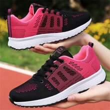 Zapatillas deportivas para mujer de talla grande con malla transpirable, suela suave, calzado deportivo de moda para primavera/otoño, precio mayorista especial