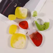 1 pieza Molde de resina de copo de nieve navideño, molde de silicona para colgar, molde de colada de resina, adecuado para decoraciones navideñas, manualidades festivas, adornos de árbol de Navidad DIY - Blanco - Ver 6