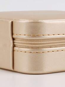 1pc Mini Travel Jewelry Storage Bag - Gold - View 2