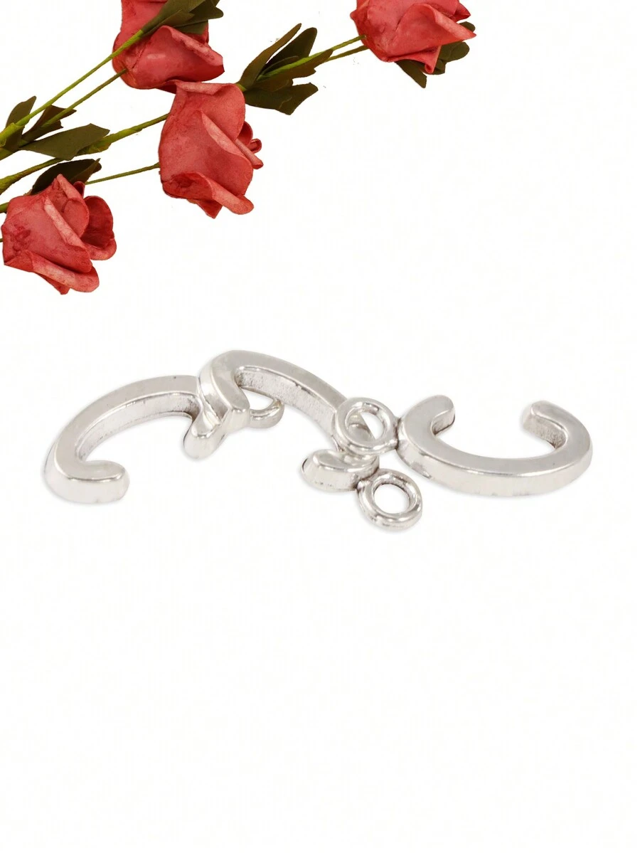 20入組/包鋅合金字母c形diy珠寶吊墜,可用作手鍊/項鍊配飾