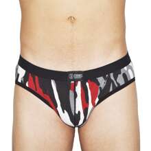 Mini cachetero Cachetero Rex  De Hombre Cómodo Suave Sexy, Algodón  Cronos Underwear. - Rojo - Ver 6