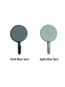 10pcs Macaron Color Mini Hook For Kitchen And Bedroom, Adhesive Round Hook Without Drilling - Multicolor - View 4
