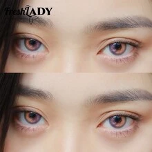 FRESH LADY Freshlady Violette Colored Contact Lenses 1 Year Disposable - Purple - View 7