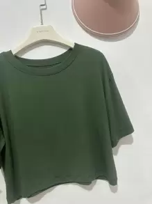 Women Tops - Army Green - View 2