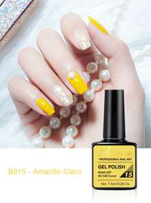 MISS CHEERING 6 Piece Nail Lacquer Set - Premium Manicure Tools, Vibrant Nail Polishes, Professional Gel Manicure, Home Gel Manicure Set, Complete Manicure Set, Includes Phototherapy Gel, Nail Polish Long Lasting Nail Glue - 黃色 - 查看 2