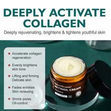 1支(30毫升)胜肽修復視黃醇保濕抗衰老護膚霜 - 黃色 - 查看 3