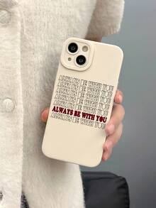 1 Ốp điện thoại mờ tiếng Anh 'mãi mãi bên bạn' Tương thích với iPhone - Nhiều màu - Xem 3