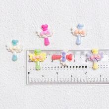 20 件随机仙女棒形状美甲装饰物，可 DIY