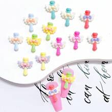 20 件随机仙女棒形状美甲装饰物，可 DIY