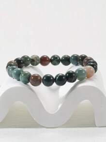 1入手工製作8mm彈性珠寶半寶石手鍊,治療水晶手鍊,男女皆可的休閒珠寶,節日禮物 - 手鍊 - 查看 24