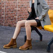 Botines y botinetas para mujeres - Marrón - Ver 5