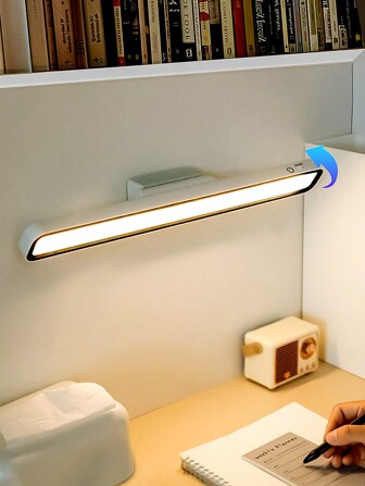1入創意LED懷燈，適用於學生閱讀和寫作，可充電的護眼牆燈，適用於臥房，壁櫥和更衣室，手持設計適用於床邊，宿舍和專用書桌燈
