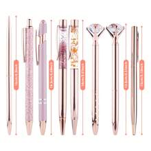 8pcs Rose Gold Ballpoint Pens - Rose Gold - View 5