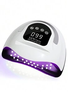 1個 YOKEFELLOW 72顆LED燈新型更強的指甲燈UV LED，配有大觸控式LCD螢幕，智能感應器，4種定時器設置，10/30/60/99秒，適用於女性家庭美甲沙龍。