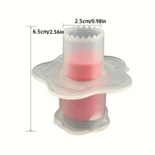1/2 dụng cụ đục lỗ bánh cupcake, dụng cụ đục lỗ bánh mì và bánh nhựa trang trí bánh - Đỏ - Xem 2