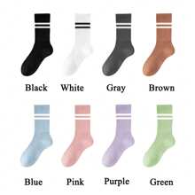 專業瑜珈襪適合女士,防滑中間筒襪適用於室內健身,舞蹈,普拉提,運動襪子適用於女士們