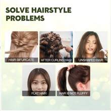 椰子油浸润橄榄油定型亮泽护发膜/套装 - 定型卷发、减少毛躁、快速干燥 - 适合所有发质 - 軍綠色 - 查看 7