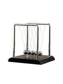 1pc Creative Desktop Decor Physics Concept Perpetual Motion Ball, Alloy Newton's Cradle (Non-Perpetual) - Multicolor - View 9