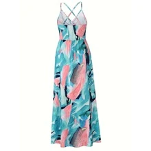 Mujer Vestido de Playa Verano Bordado Cubrir Bikini Camisola y Pareos Cover up/pareos de playa mujer/vestido playa/vestido playa mujer/vestido de playa/maxi vestidos de mujer/maxi vestidos de mujer/vestido blanco mujer/vestidos de playa - Azul - Ver 9