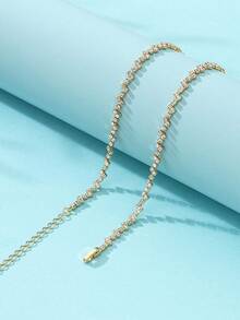 1 件豪華水鑽派對珠寶套裝,包括項鍊和手鍊